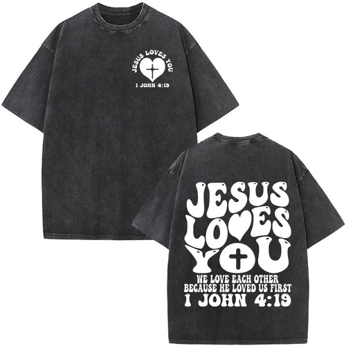 Aletheia Faith Over Fear Christain Jesus Tee